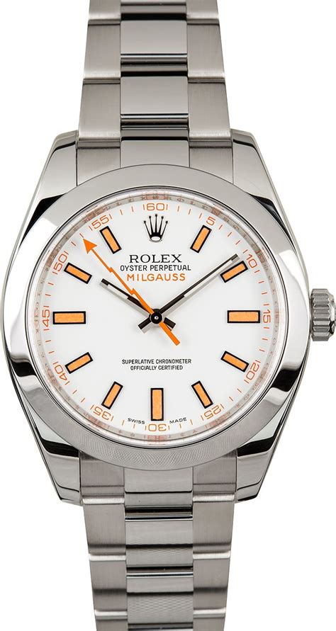 rolex milgauss fake|rolex milgauss white face.